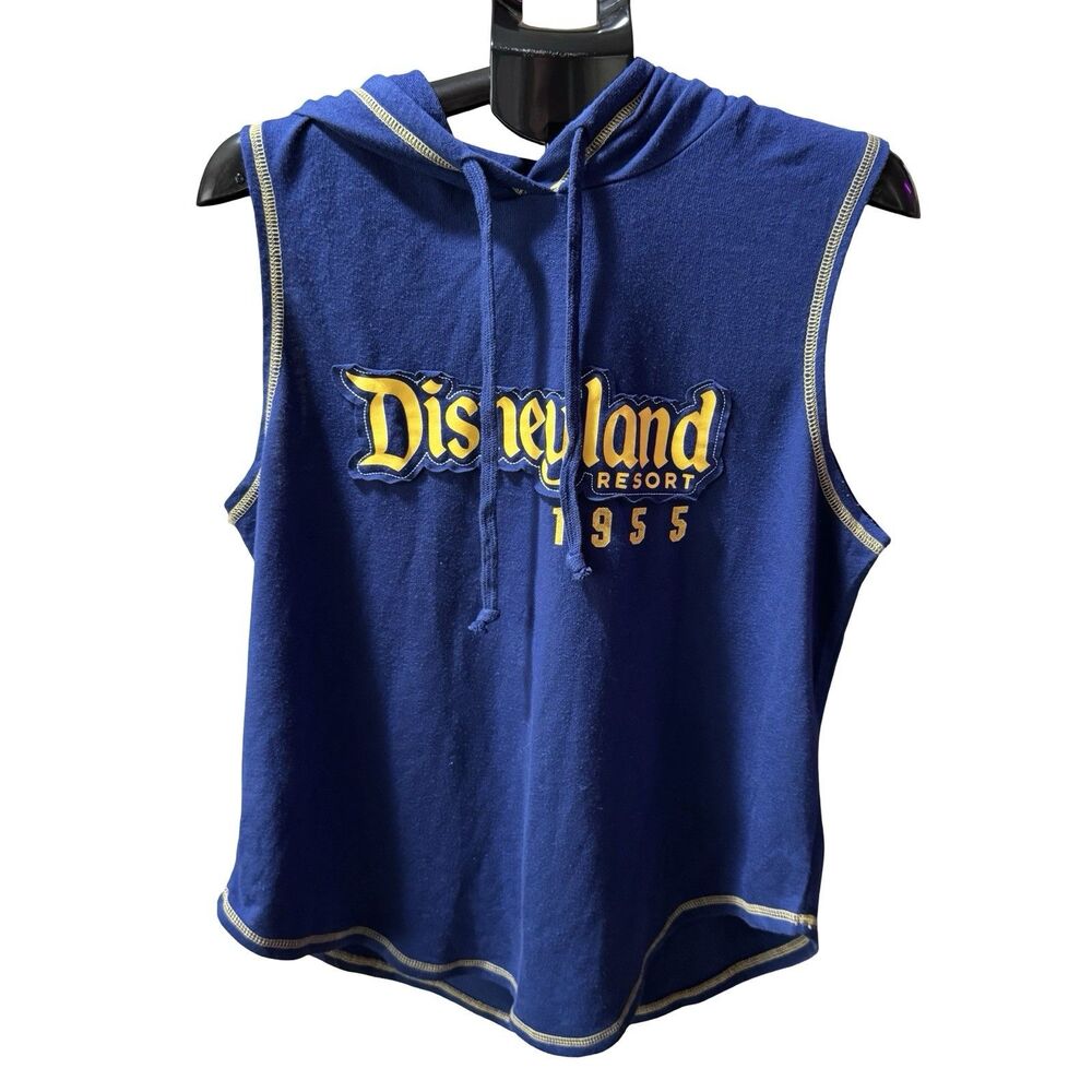Disney Parks sleeveless hoodie shirt 1955 Retro womens Xlarge Disneyland